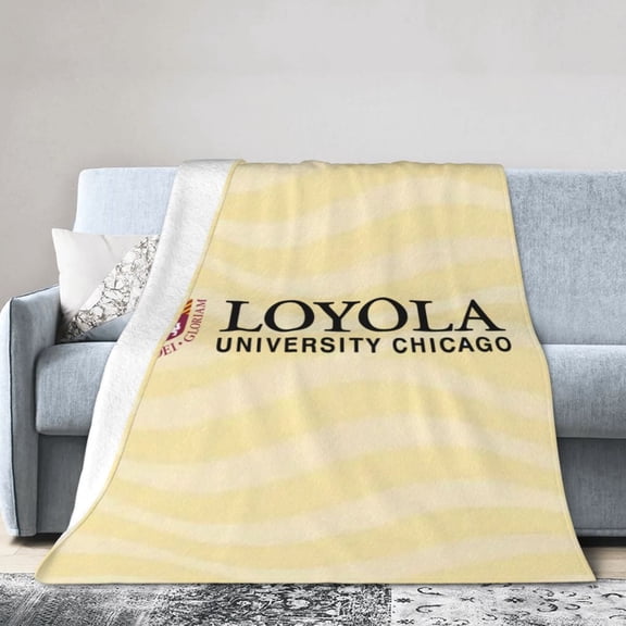 Loyola University Chicago Ultra-Soft Micro Fleece Blanket Multi-Size Flannel Blanket