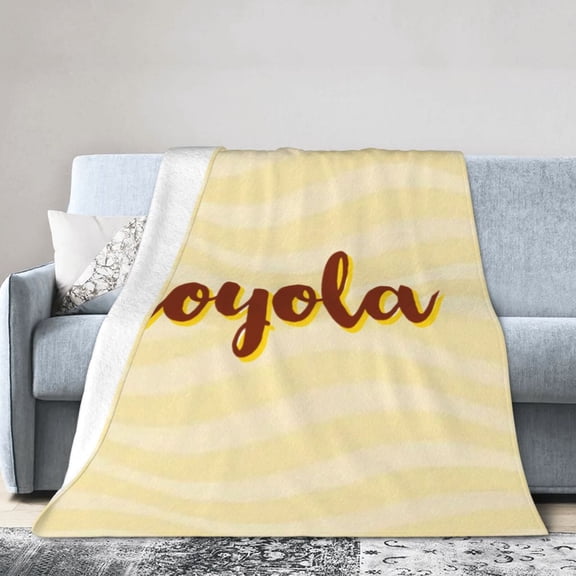 Loyola University Chicago Ultra-Soft Micro Fleece Blanket Multi-Size Flannel Blanket