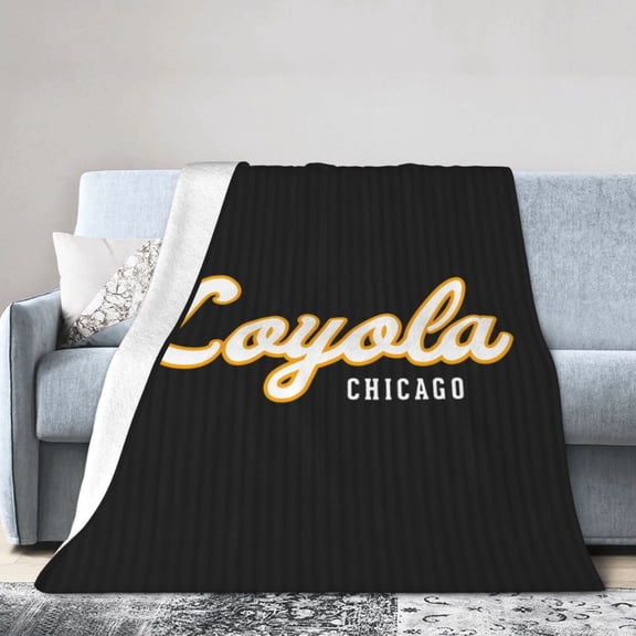 Loyola University Chicago Ultra-Soft Micro Fleece Blanket Multi-Size Flannel Blanket