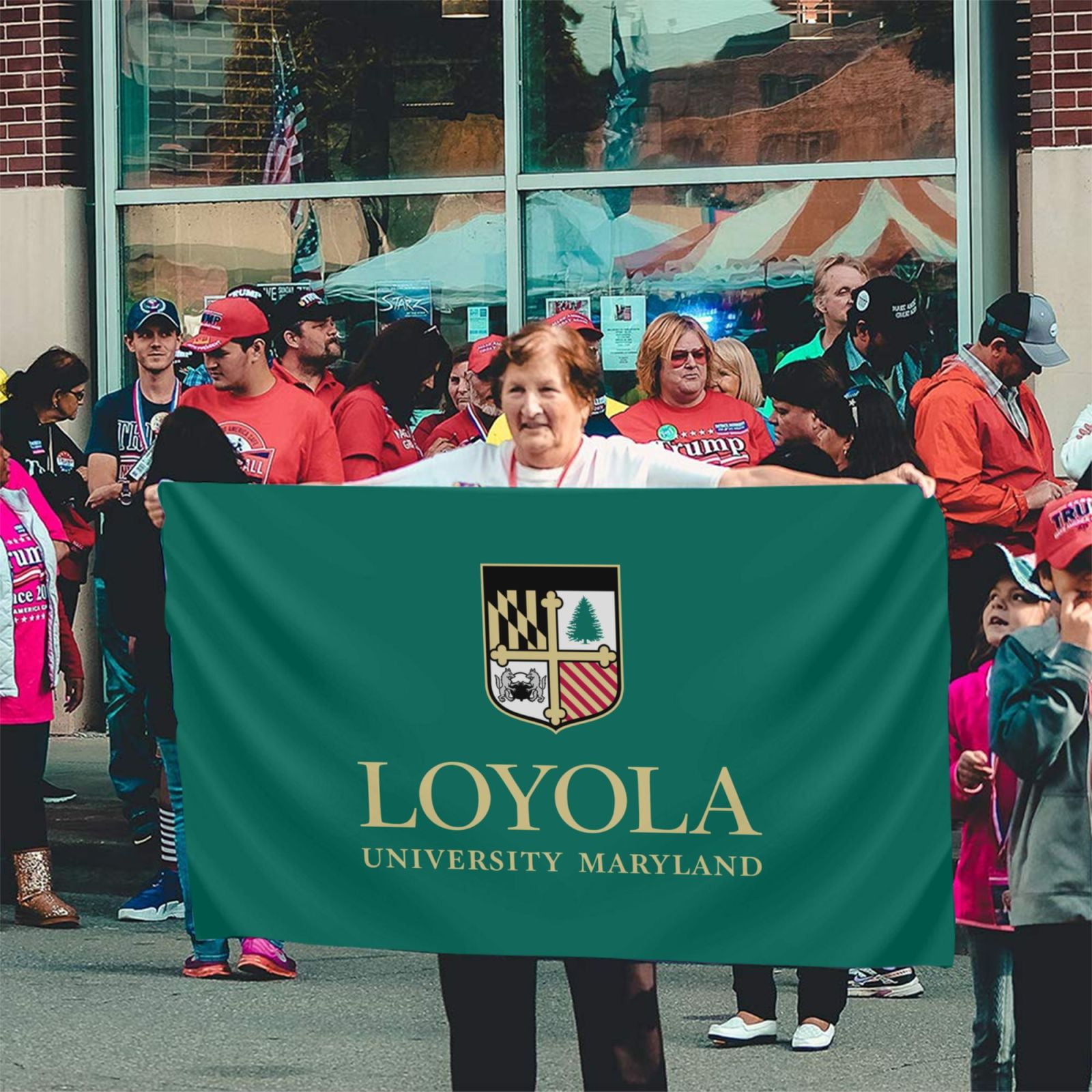 Loyola University Maryland Logo Flag 3x5 Ft Holiday Banner Garden Yard
