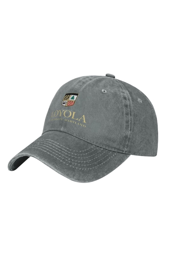 Loyola University Maryland Logo Hat Adjustable Baseball Cap Cotton Cowboy Hat, Fashionable For Man Woman