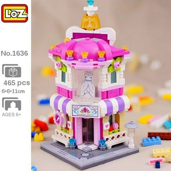 Loz LOZ Mini Blocks - BridaShop Building Bricks Set 19.5x16.5x4.5cm