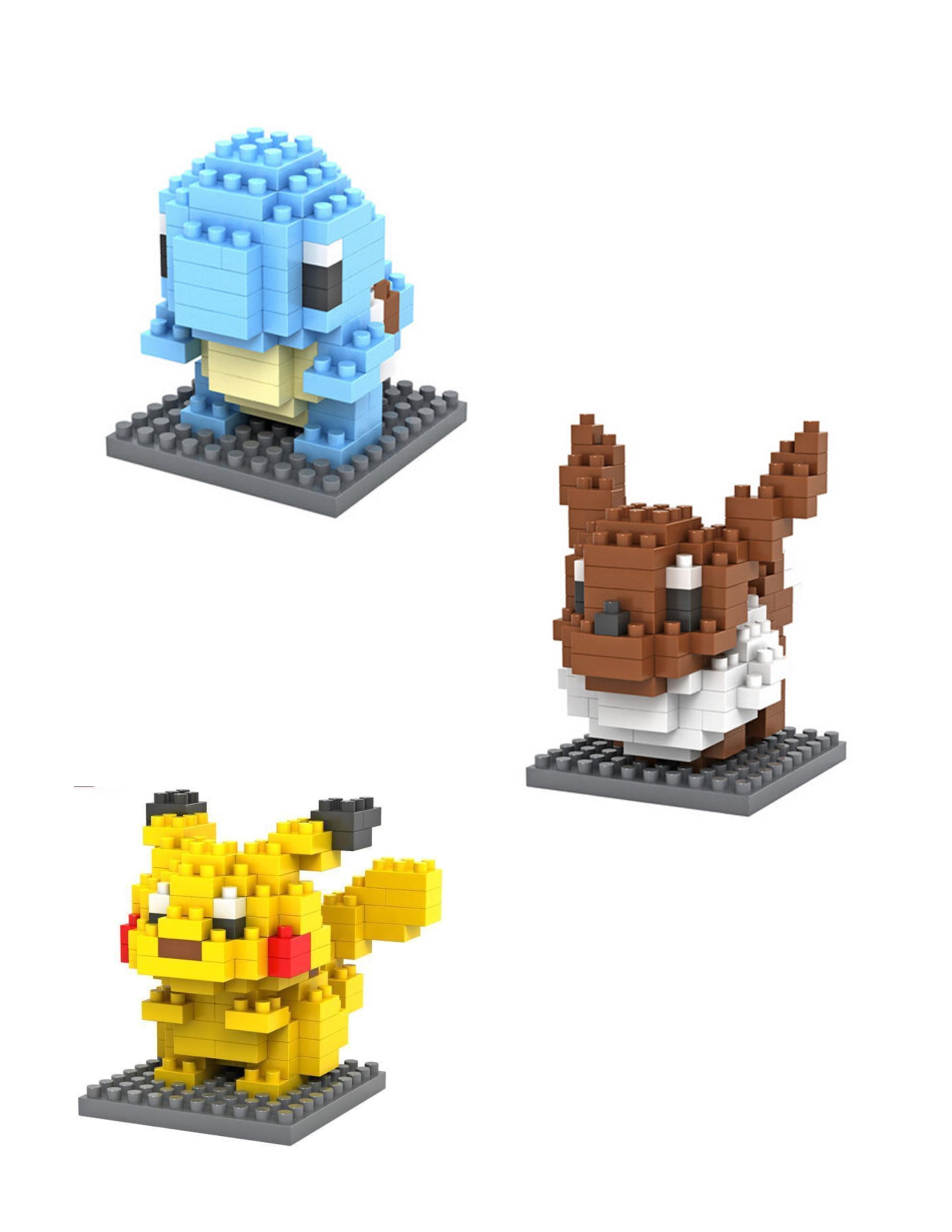 Pokemon Nanoblock Pokemon Small Building Pikachu Bricks Model Education  Pokemon Toys For Kids Birthday Bricks Blocks