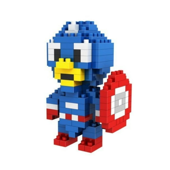 Loz block Fun Blue Captain Mini block Nano Building (130Pcs)