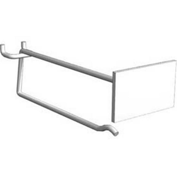 Lozier HP1383ZNC 10 in. Scanner Pegboard Hook, Zinc