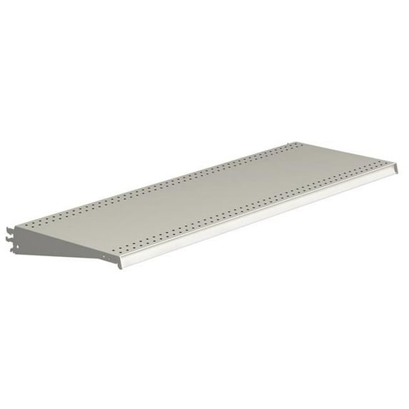 9087248 SHELF DL STYLE 48X13 WHT Lozier 1 in. H X 48 in. W X 13 in. L Powder Coated Cool White DL Style Shelf (Pack of 1)