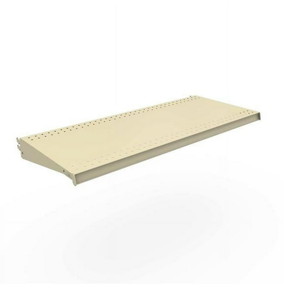 Lozier 9065673 1 x 36 x 15 in. Powder Coated Platinum DL Style Shelf - Pack of 2