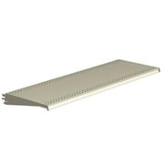 Lozier 9088964 1 x 48 x 16 in. Powder Coated Platinum DL Style Shelf