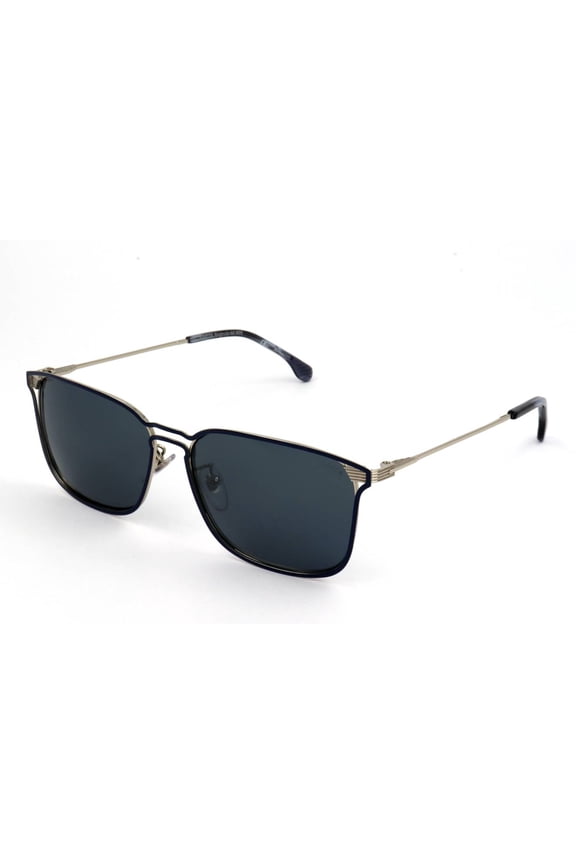 SUNGLASSES - POLARIZED FASHION SUN GLASSES LOZZA SILVER MEN SL2302M57E70X