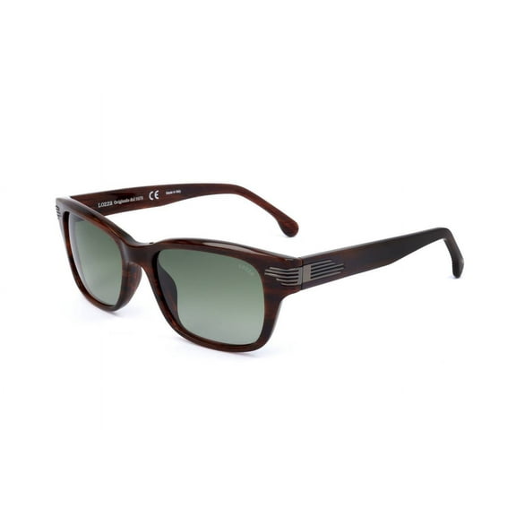 SUNGLASSES - POLARIZED FASHION SUN GLASSES LOZZA BROWN MEN SL4074M5209Y7