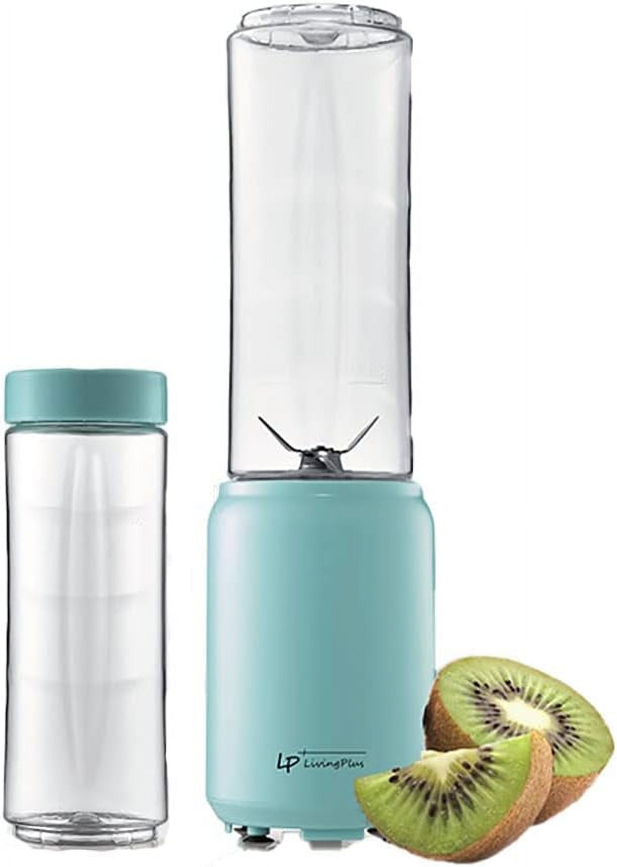 Lp Living Plus 150W Electric Mini Personal Size Portable Blender with 2 bottles (280ml)
