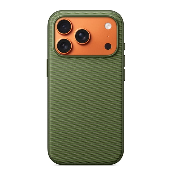 Lpalce for Apple iPhone 17 Pro Max TechWoven Case, Compatible with MagSafe and Camera Control Button, With Two Connection Points Slim Back Magnetic Phone Protection Cover 6.9" - Green