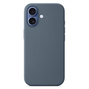 Lpalce for iPhone 17 Silicone Case, Compatible with MagSafe and Camera Control Button,With Two Connection Points Soft-touch Slim Fit Magnetic Phone Protection Cover 6.3  - Anchor Blue