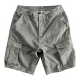 thumbnail image 1 of Lpmadey Men's Cargo Shorts, Button Zip Fly Multi-Pocket Outdoor Hiking Workout Casual Shorts, 1 of 4