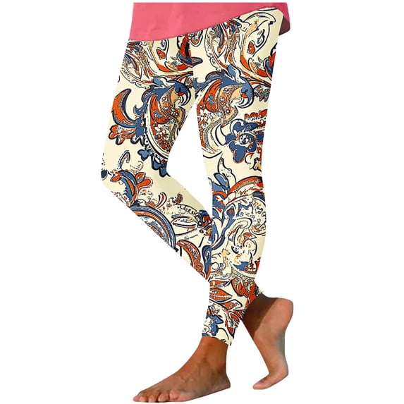 Lpmadey Women's High Waist Geometric Color Block Dot Print Cropped Leggings, Slim Fit Workout Yoga Casual Athletic Pants