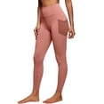 thumbnail image 1 of Lpmadey Women's High Waist Yoga Leggings with Pockets Solid Color Workout Running Tights Pants Casual Athletic Pants, 1 of 5