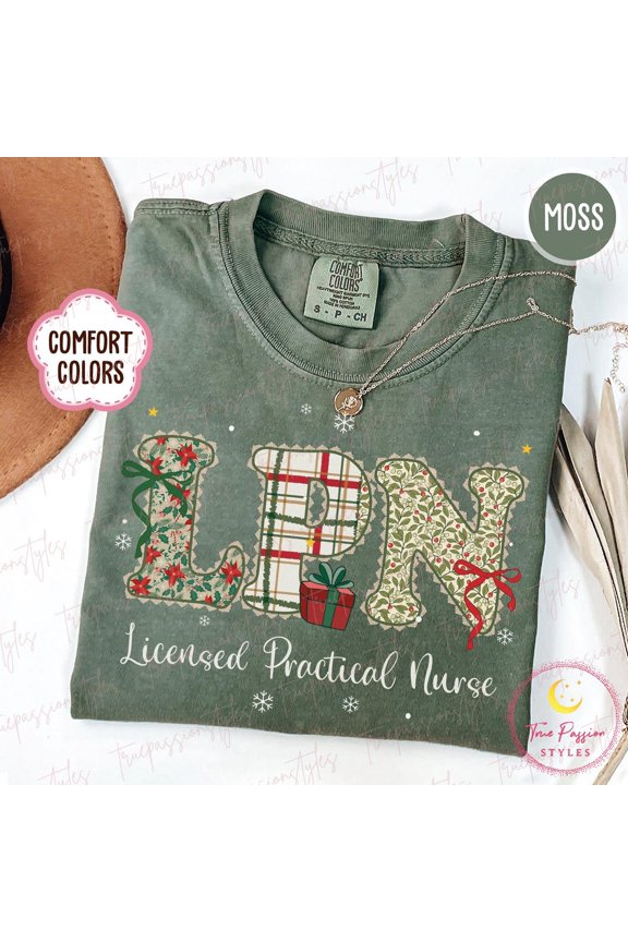 Lpn Nurse Licensed Practical Winter Design T-Shirt All Size S-3XL