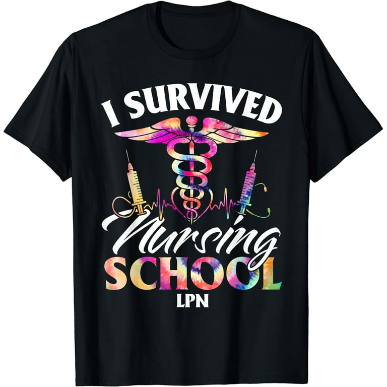 Amazon Lpn Nursing Shirts Graduation Vintage I Survived Nursing