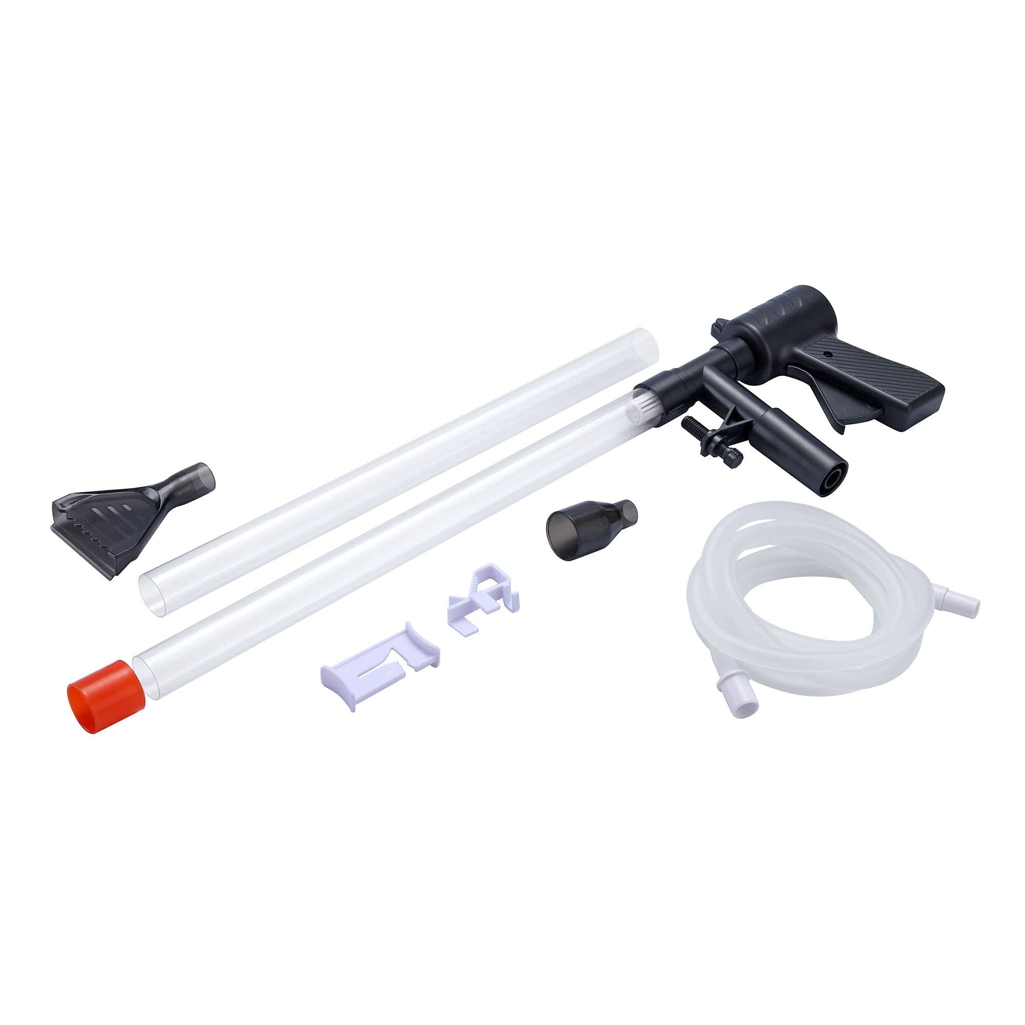 Lpraer Aquarium Gravel Cleaner Fish Tank Vacuum Cleaner Tool Quick Siphon Water Changer with Air