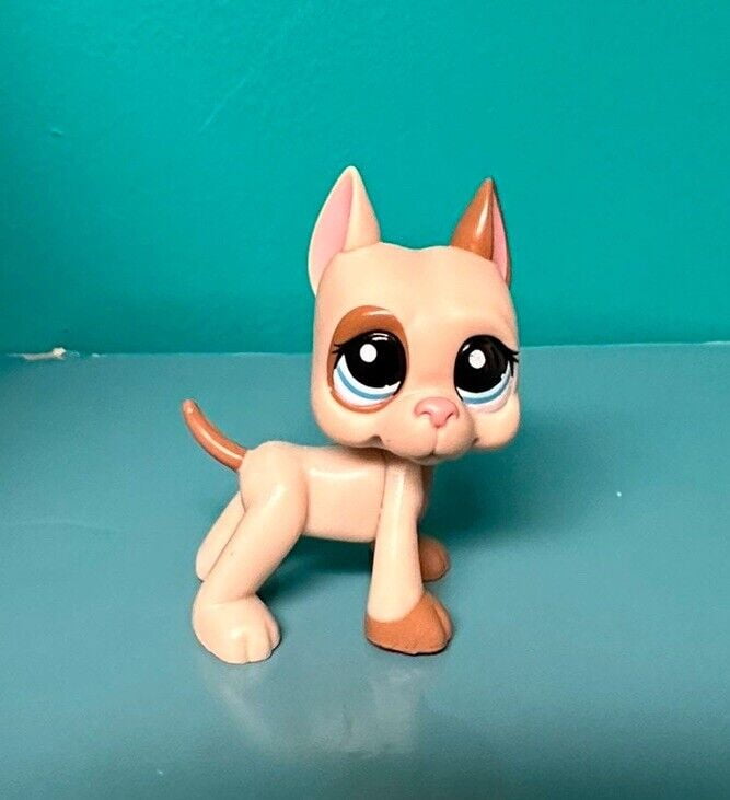 Figurine Littlest Pet Shop Chien Originale Hasbro 2007 - Authentique Et En Très Bon état - Occasion Collection