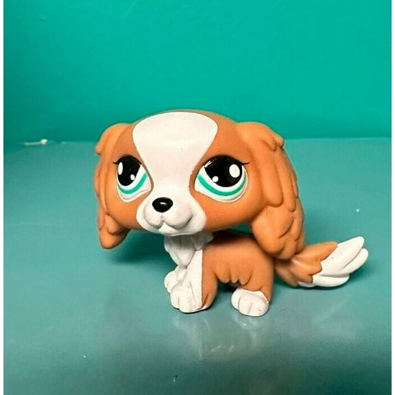 Lps #182#1825 Littlest Petshop Original Authentique Chien Dog Caval King Charles New