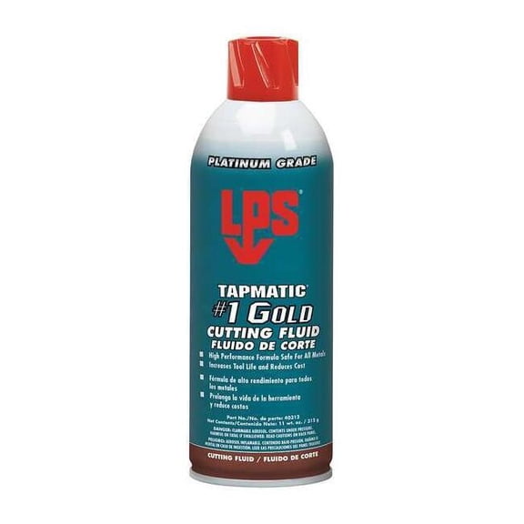 Lps Cutting Oil,11 oz.,Aerosol,Gold 40312