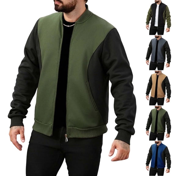 LpwkSSA Men's Long Sleeve Zipper Pullover Hooded Jacket Casual Outerwear Breathable Fabric Loose Fit Soft Comfortable Ideal for Summer Outdoor Activities Green L