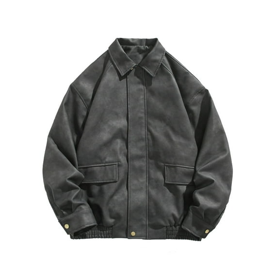 LpwkSSA Men's Sport Coats Fashion Leisure Windbreaker Solid Color Zipper Long Sleeve Hooded Casual Outwear Coat With Pockets Green XXL