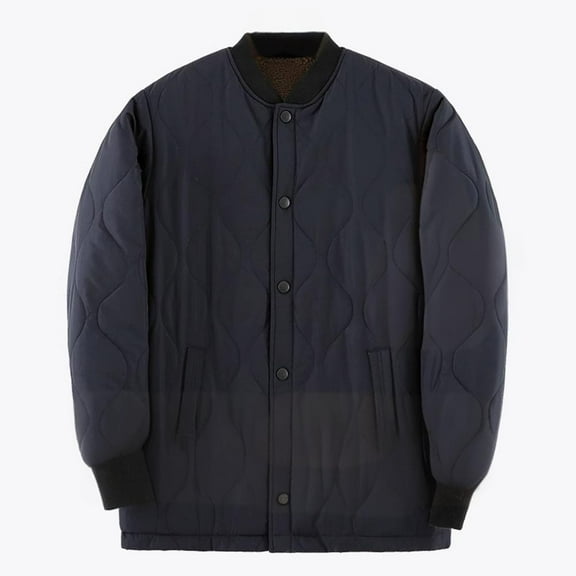 LpwkSSA Men's Winter Warm Down Coat Casual Fashion Fake Two Piece Jacket Hooded Color Blocked Long Sleeve Drawstring Winter Warm Jacket Blue XL