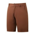 thumbnail image 1 of LpwkSSA Mens Flat Front Golf Shorts Lightweight Fabric Design Quick Dry Relaxed Silhouette for Golf Activities Brown M, 1 of 2
