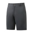 thumbnail image 1 of LpwkSSA Mens Flat Front Golf Shorts Lightweight Fabric Design Quick Dry Relaxed Silhouette for Golf Activities Gray L, 1 of 2