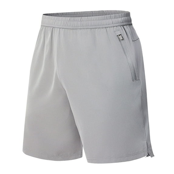 LpwkSSA Mens Slim Fit Athletic Shorts Elastic Waistband Design Moisture Wicking Fabric Relaxed Silhouette for Gym Sessions Gray XXL