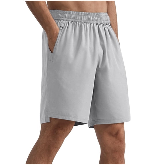 LpwkSSA Mens Soft Knit Lounge Shorts Drawstring Design Moisture Wicking Fabric Relaxed Silhouette for Home Wear Gray XXXXXL