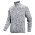thumbnail image 1 of LpwkSSA Sports Jacket for Men Casual Fashion Solid Color Outdoor Climb Sports Style Run Jacket with Inner Pocket Zipper Long Sleeve Jackets Gray M, 1 of 5