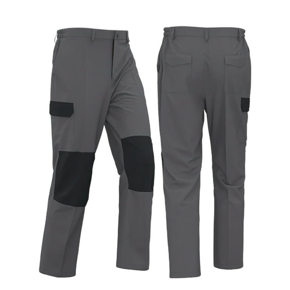 LpwkSSA Stylish Multi-Pocket Work Pants Durable Breathable Comfortable Outdoor Casual Wear for Men Perfect for Work or Leisure Activities Gray M