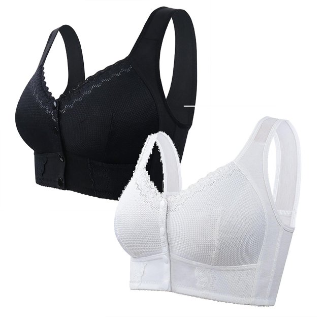 Lqideymx Moona Bra for Senior Front Closure Breathable Bra for Seniors