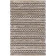 thumbnail image 1 of Lr Home Bleached Naturals Black Jet 5 x 8 Chevron Eco- Friendly Indoor Area Rug, 1 of 11
