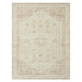 thumbnail image 1 of Lr Home Brooke 7'10" x 9'10" Beige Oriental Waterproof Non-Slip Machine Washable Indoor Area Rug, 1 of 12