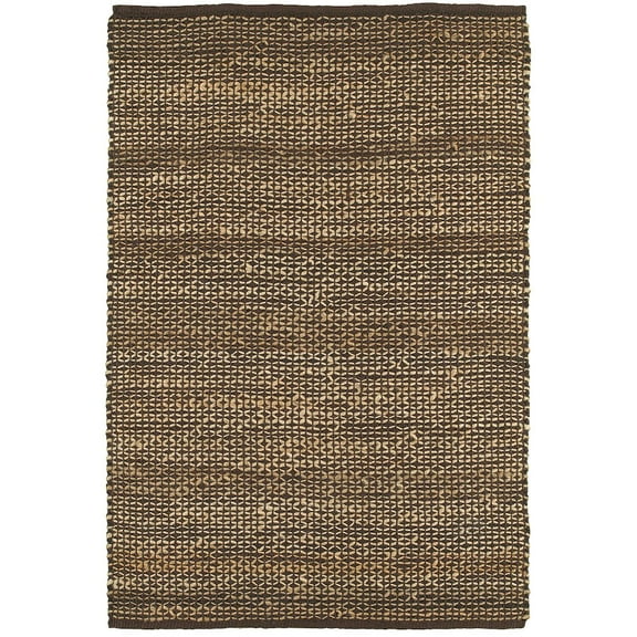 LR Home Elite Jute Area Rug Indoor in Brown, 9' x 12'