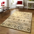 thumbnail image 1 of Lr Home Integrity Brown 8 Feet 9 Inches x 11 Feet 9 Inches Geometric Trellis Area Rug, 1 of 4