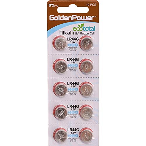 Lr44Gh Alkaline Button Cell 1.5V Battery Hi-Pro Strongest Leak-Proof ...