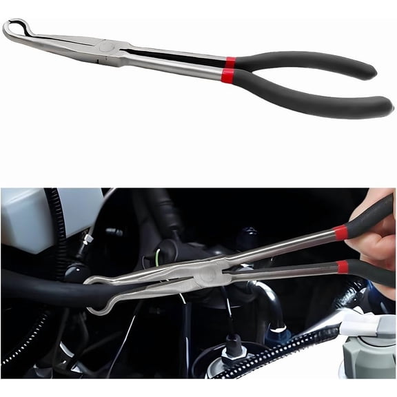 Lrdan Spark Plug Wire Removal Pliers with Insulated Grip High Voltage Ignition Cable Puller & Disconnect Tool for Automotive Repair, Fits Most Cars & Trucks