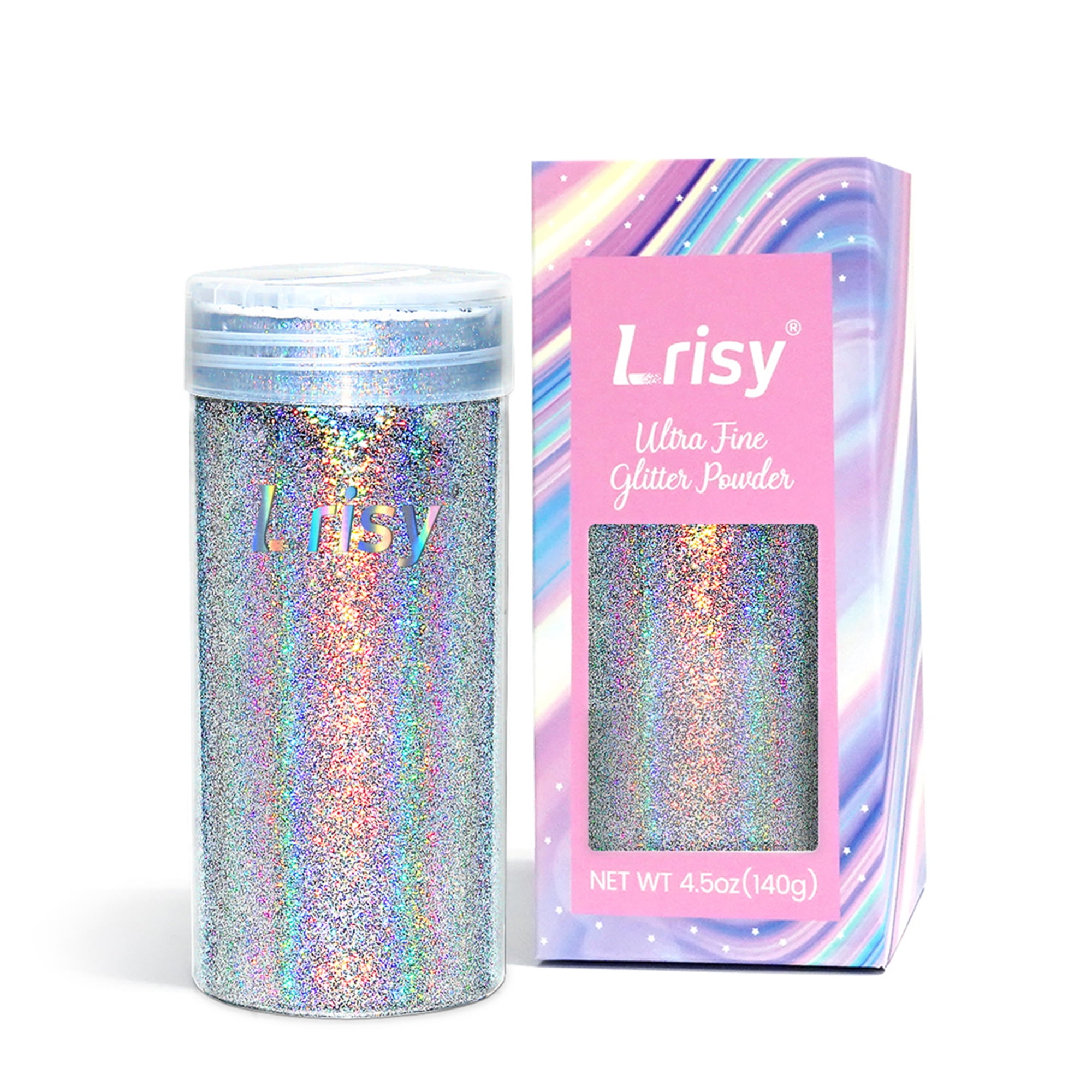 Holographic Fine Glitter, 150g Multipurpose Gold Extra Fine Craft Glitter  for Resin Arts and Crafts, Body Nail Art Eye Face Hair, Holographic Glitter  for Epoxy Tumbler, Slime Making (Gold)