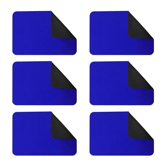 Lroom Non-Slip Rubber Mouse Pad for Desktop Gaming PC Computer Laptop, Set of 6, WMT2182