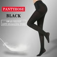 thumbnail image 1 of Lroplie Womens Pantyhose Opaque Girls Solid Fishnet Stockings for Women Tummy Control High Waisted Tights Leggings Black 2023, 1 of 7