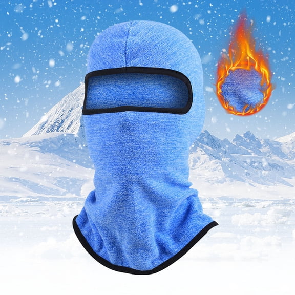 Lroveb Balaclava Hats for Women Full Face Cover Fall Winter Outdoor Thickened Warm Ski Fleece Cationic Riding Hat