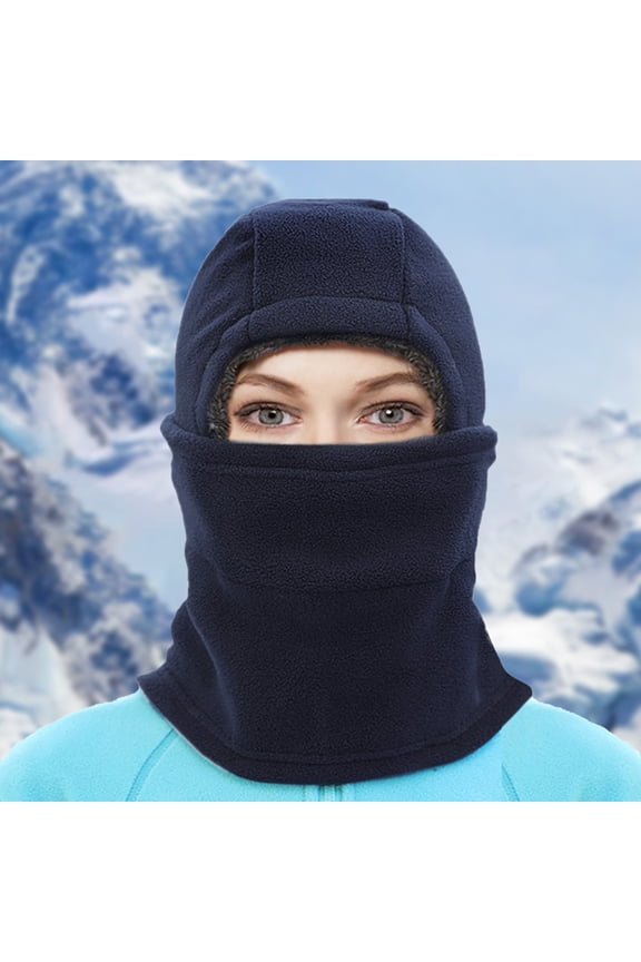 Balaclava Hats for Women Full Face Cover Men Winter Hat Warmer Casual Plush Crochet Multicolor Knit Ball Baseball Caps Hat