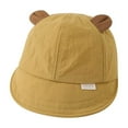 thumbnail image 1 of Lroveb Baseball Caps for Girls Toddler Boy Cap Baby Sun Soft Girl Cute Bear Ear Hat Kid Summer Hats Infant Visor Hat, 1 of 3