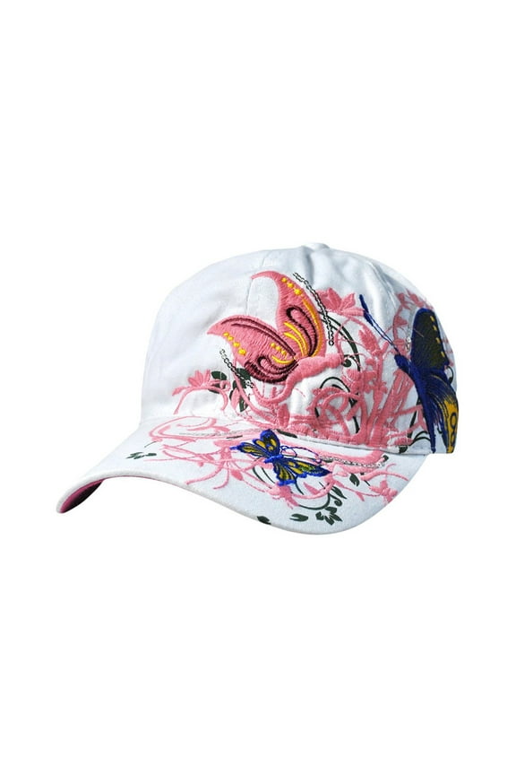 Baseball Caps for Women Ladies Butterfly Cap Hat Sun Hats Visor Hat