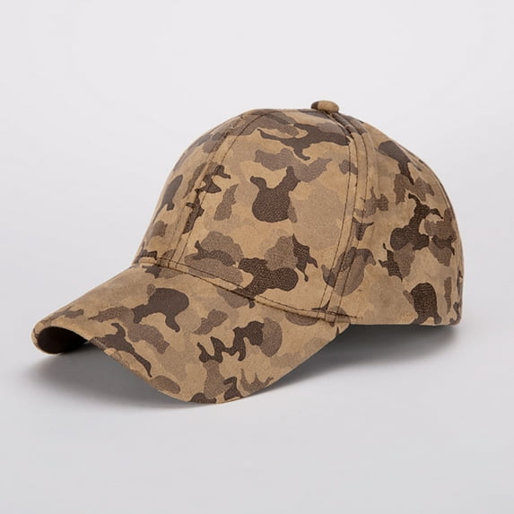 Lroveb Baseball Caps for Women New Camouflage Printing Sun Protection All-Match Hat Visor Hat